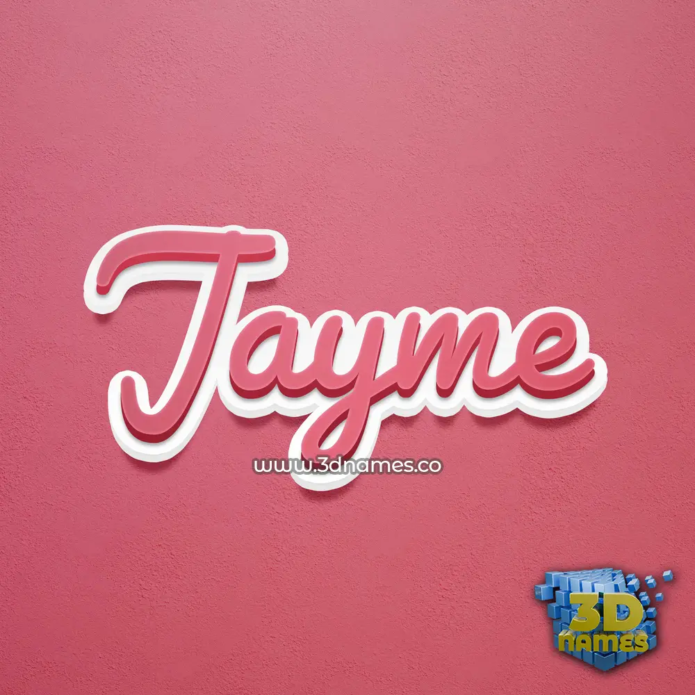jayme in Red Scribble style - 3D name wallpaper jayme in Red Scribble style - 3D name wallpaper