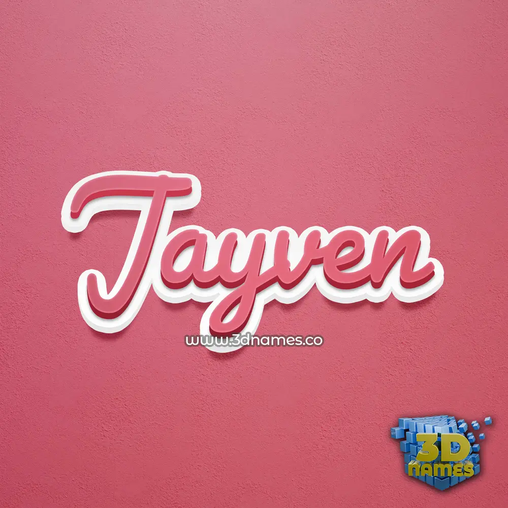 jayven in Red Scribble style - 3D name wallpaper jayven in Red Scribble style - 3D name wallpaper