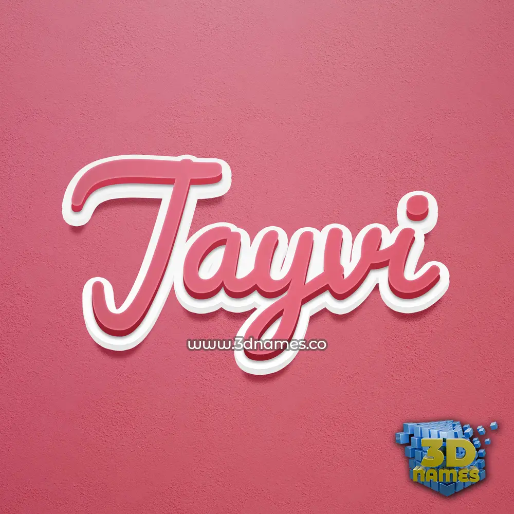jayvi in Red Scribble style - 3D name wallpaper jayvi in Red Scribble style - 3D name wallpaper