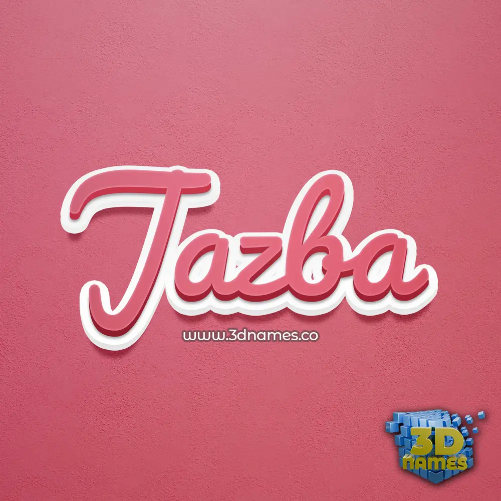 jazba in Red Scribble style - 3D name wallpaper jazba in Red Scribble style - 3D name wallpaper