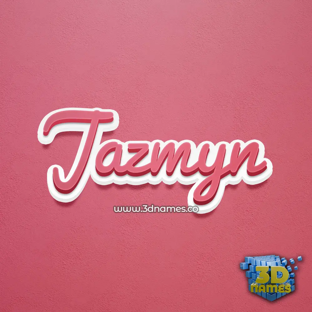 jazmyn in Red Scribble style - 3D name wallpaper jazmyn in Red Scribble style - 3D name wallpaper