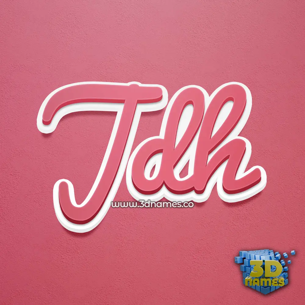 jdh in Red Scribble style - 3D name wallpaper jdh in Red Scribble style - 3D name wallpaper