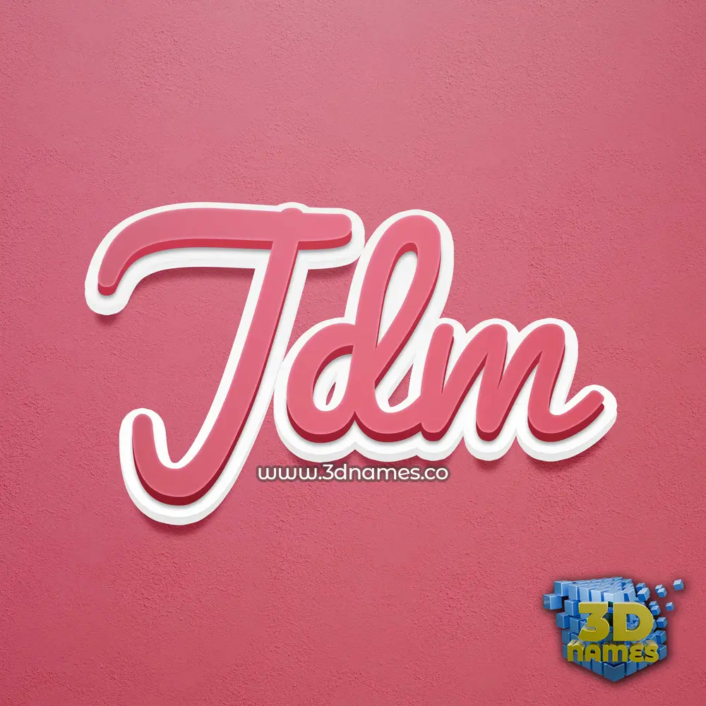 jdm in Red Scribble style - 3D name wallpaper jdm in Red Scribble style - 3D name wallpaper