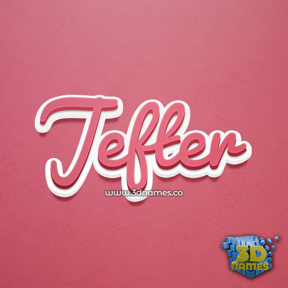 jefter in Red Scribble style - 3D name wallpaper jefter in Red Scribble style - 3D name wallpaper