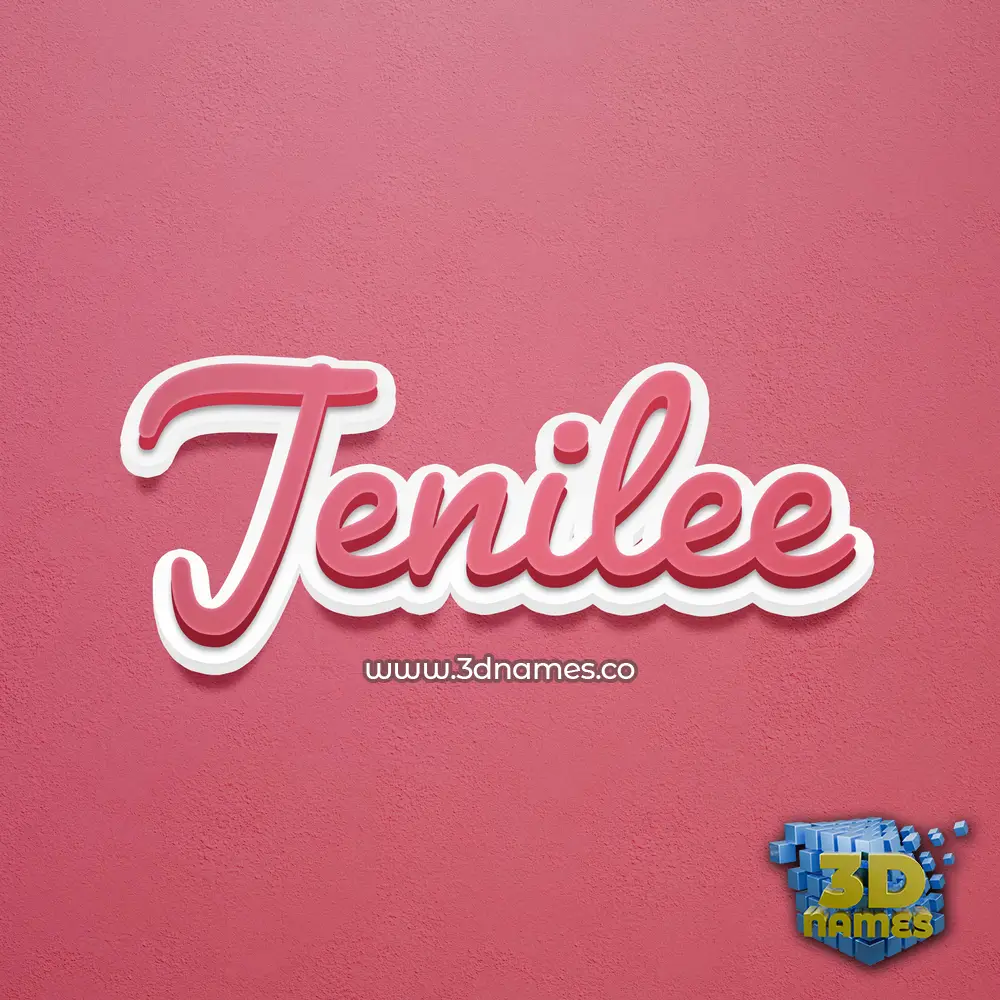 jenilee in Red Scribble style - 3D name wallpaper jenilee in Red Scribble style - 3D name wallpaper