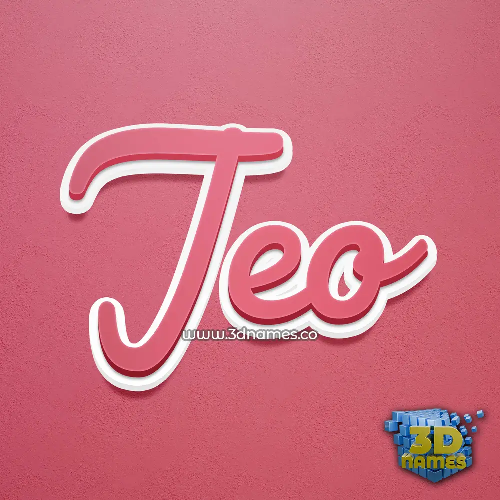 jeo in Red Scribble style - 3D name wallpaper jeo in Red Scribble style - 3D name wallpaper