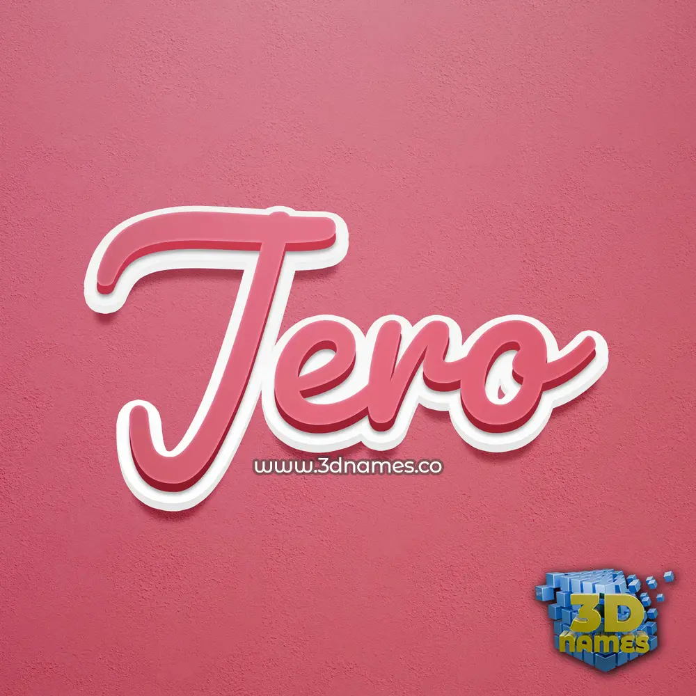 jero in Red Scribble style - 3D name wallpaper jero in Red Scribble style - 3D name wallpaper