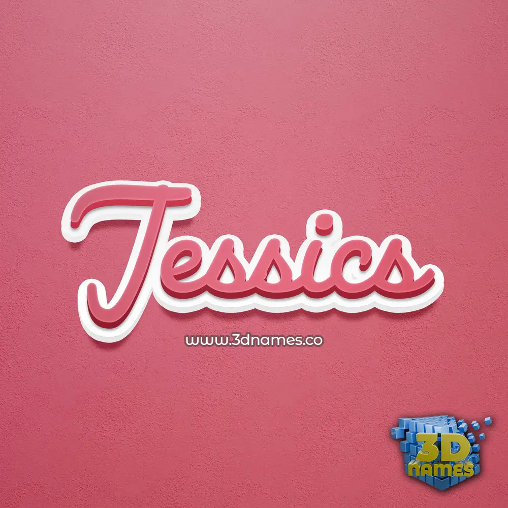jessics in Red Scribble style - 3D name wallpaper jessics in Red Scribble style - 3D name wallpaper