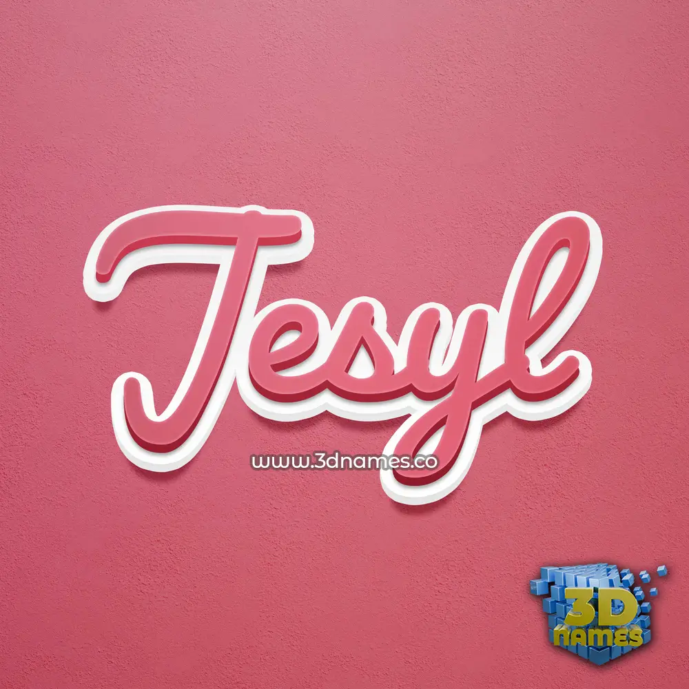 jesyl in Red Scribble style - 3D name wallpaper jesyl in Red Scribble style - 3D name wallpaper