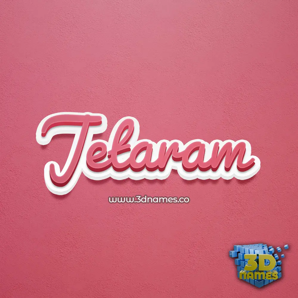jetaram in Red Scribble style - 3D name wallpaper jetaram in Red Scribble style - 3D name wallpaper