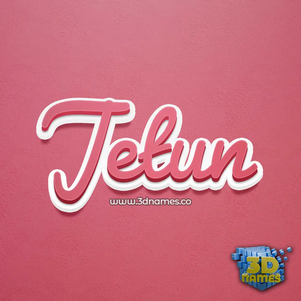 jetun in Red Scribble style - 3D name wallpaper jetun in Red Scribble style - 3D name wallpaper