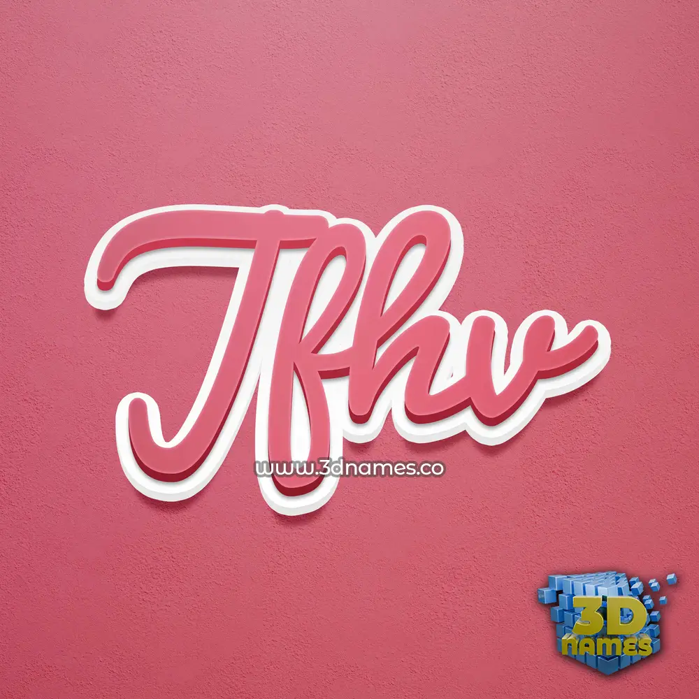 jfhv in Red Scribble style - 3D name wallpaper jfhv in Red Scribble style - 3D name wallpaper