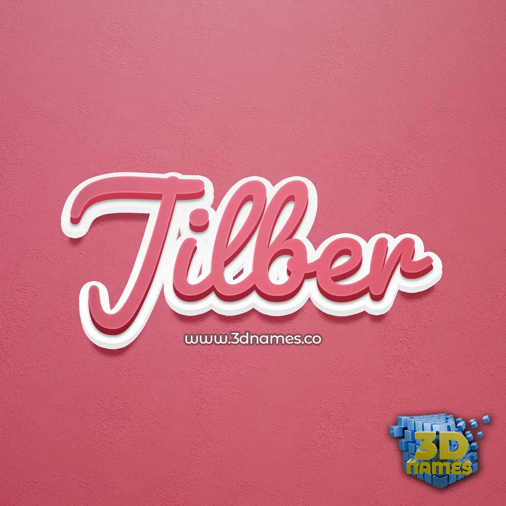 jilber in Red Scribble style - 3D name wallpaper jilber in Red Scribble style - 3D name wallpaper