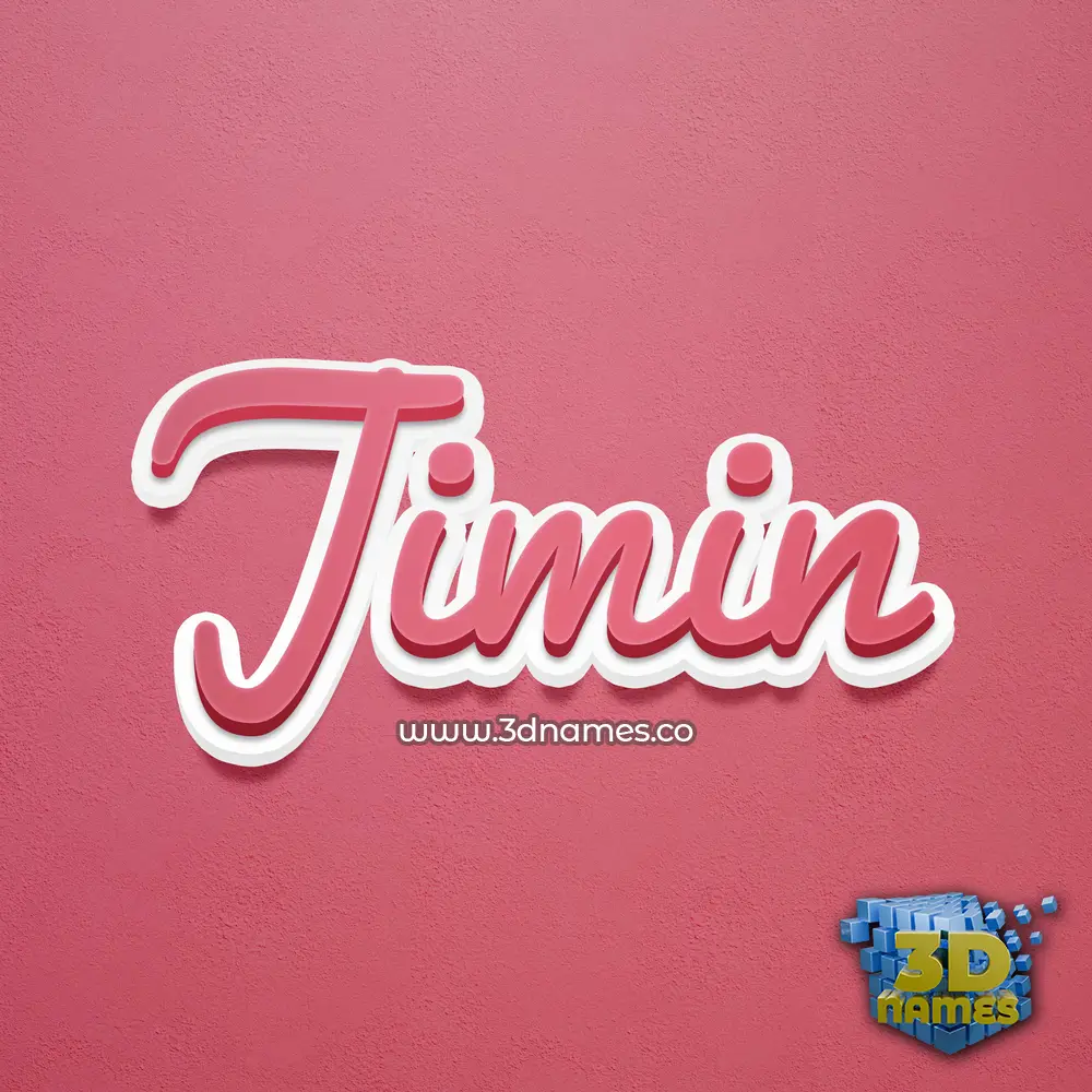 jimin in Red Scribble style - 3D name wallpaper jimin in Red Scribble style - 3D name wallpaper