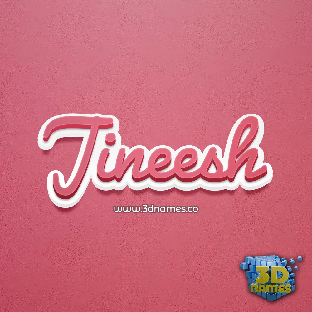 jineesh in Red Scribble style - 3D name wallpaper jineesh in Red Scribble style - 3D name wallpaper