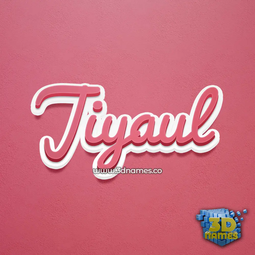 jiyaul in Red Scribble style - 3D name wallpaper jiyaul in Red Scribble style - 3D name wallpaper