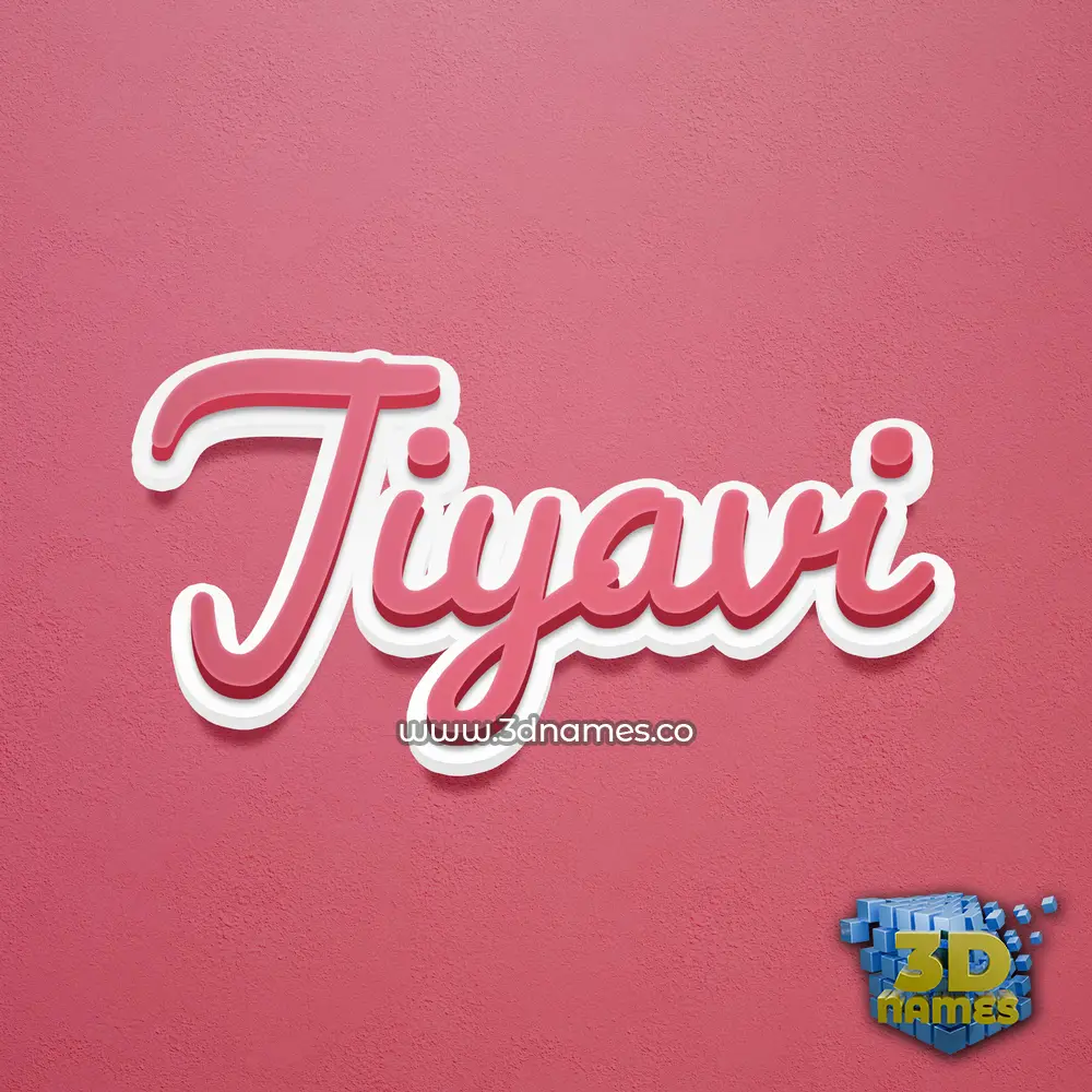 jiyavi in Red Scribble style - 3D name wallpaper jiyavi in Red Scribble style - 3D name wallpaper