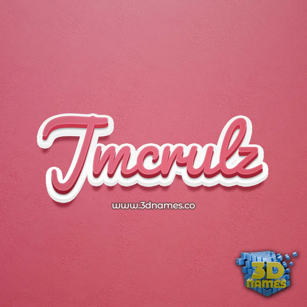jmcrulz in Red Scribble style - 3D name wallpaper jmcrulz in Red Scribble style - 3D name wallpaper