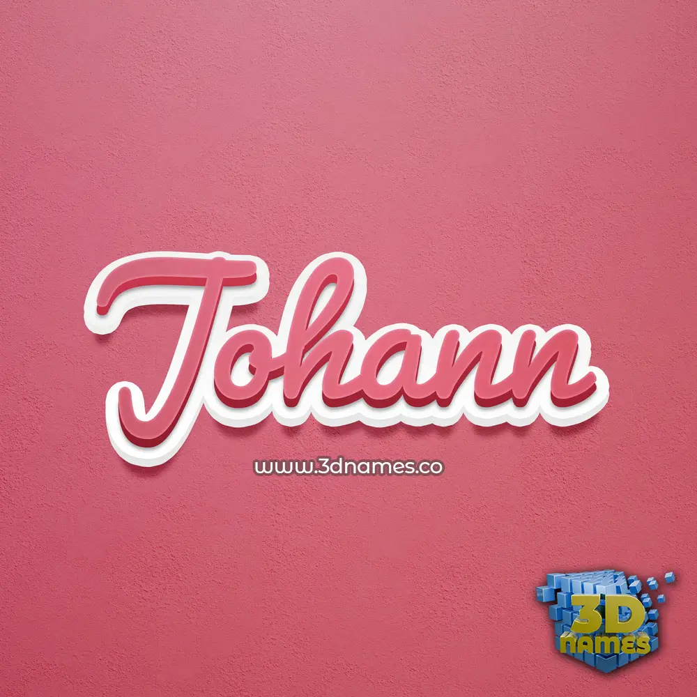 johann in Red Scribble style - 3D name wallpaper johann in Red Scribble style - 3D name wallpaper