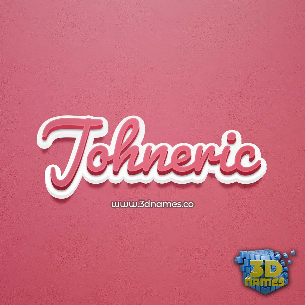 johneric in Red Scribble style - 3D name wallpaper johneric in Red Scribble style - 3D name wallpaper