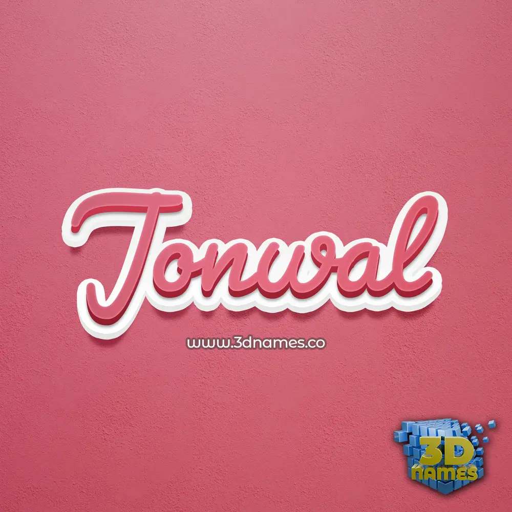 jonwal in Red Scribble style - 3D name wallpaper jonwal in Red Scribble style - 3D name wallpaper
