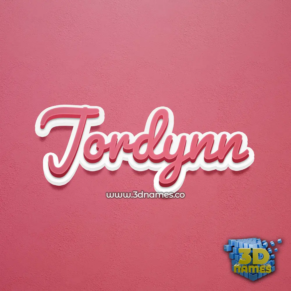 jordynn in Red Scribble style - 3D name wallpaper jordynn in Red Scribble style - 3D name wallpaper
