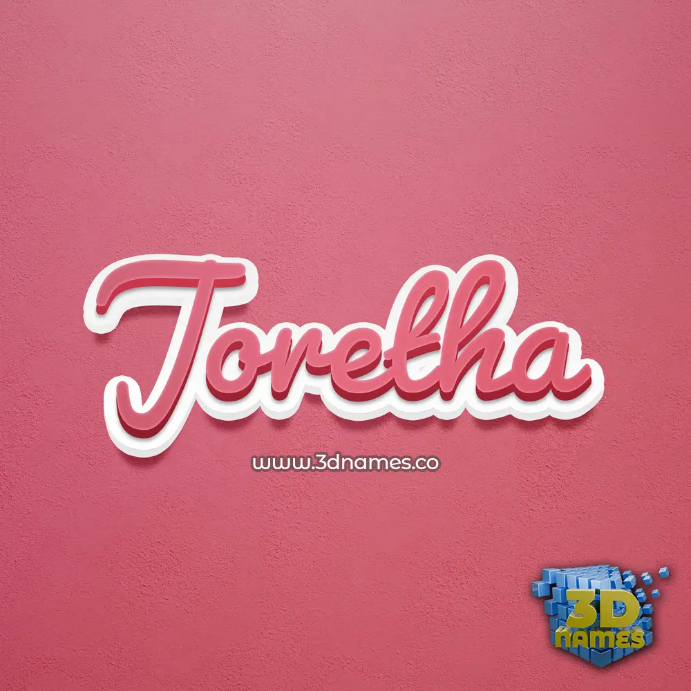 joretha in Red Scribble style - 3D name wallpaper joretha in Red Scribble style - 3D name wallpaper