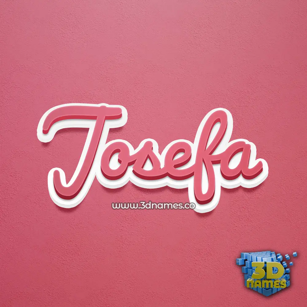 josefa in Red Scribble style - 3D name wallpaper josefa in Red Scribble style - 3D name wallpaper