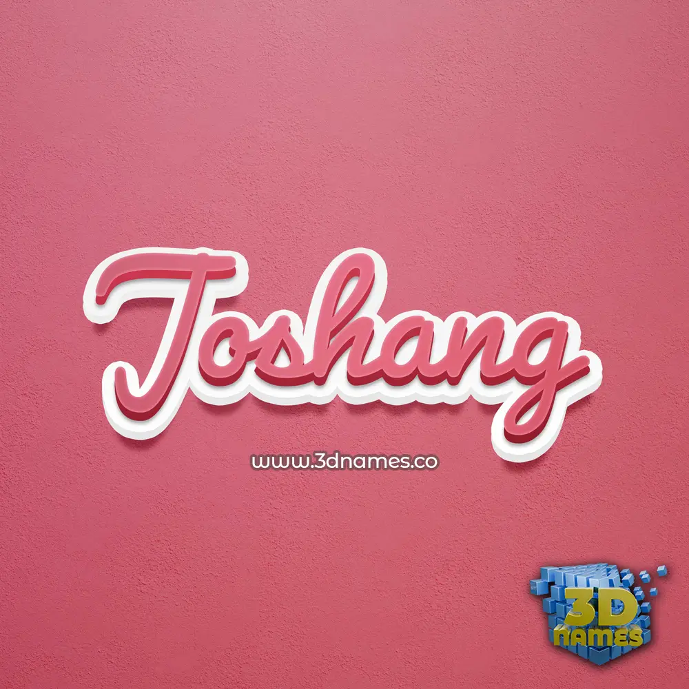 joshang in Red Scribble style - 3D name wallpaper joshang in Red Scribble style - 3D name wallpaper