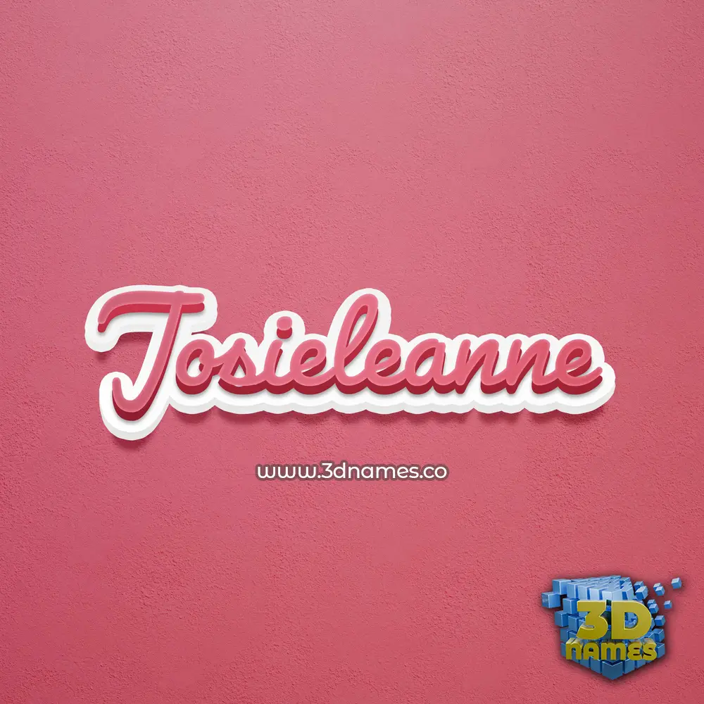 josieleanne in Red Scribble style - 3D name wallpaper josieleanne in Red Scribble style - 3D name wallpaper