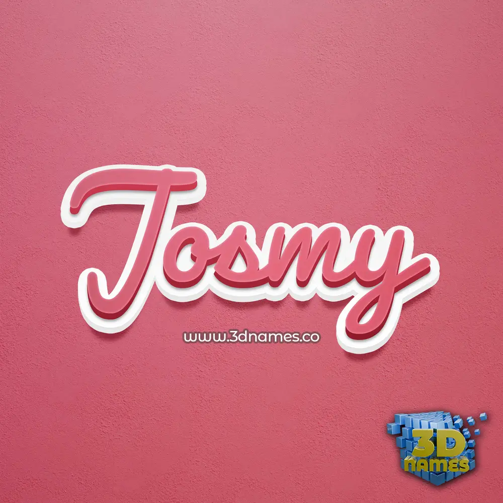 josmy in Red Scribble style - 3D name wallpaper josmy in Red Scribble style - 3D name wallpaper