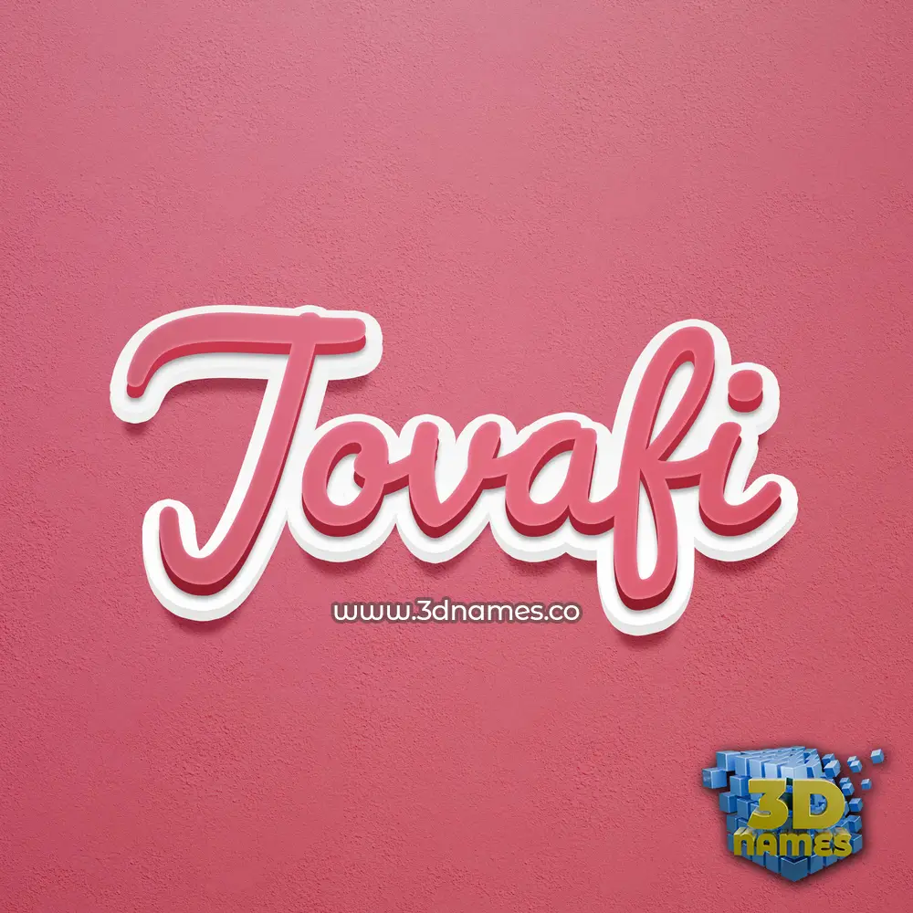 jovafi in Red Scribble style - 3D name wallpaper jovafi in Red Scribble style - 3D name wallpaper