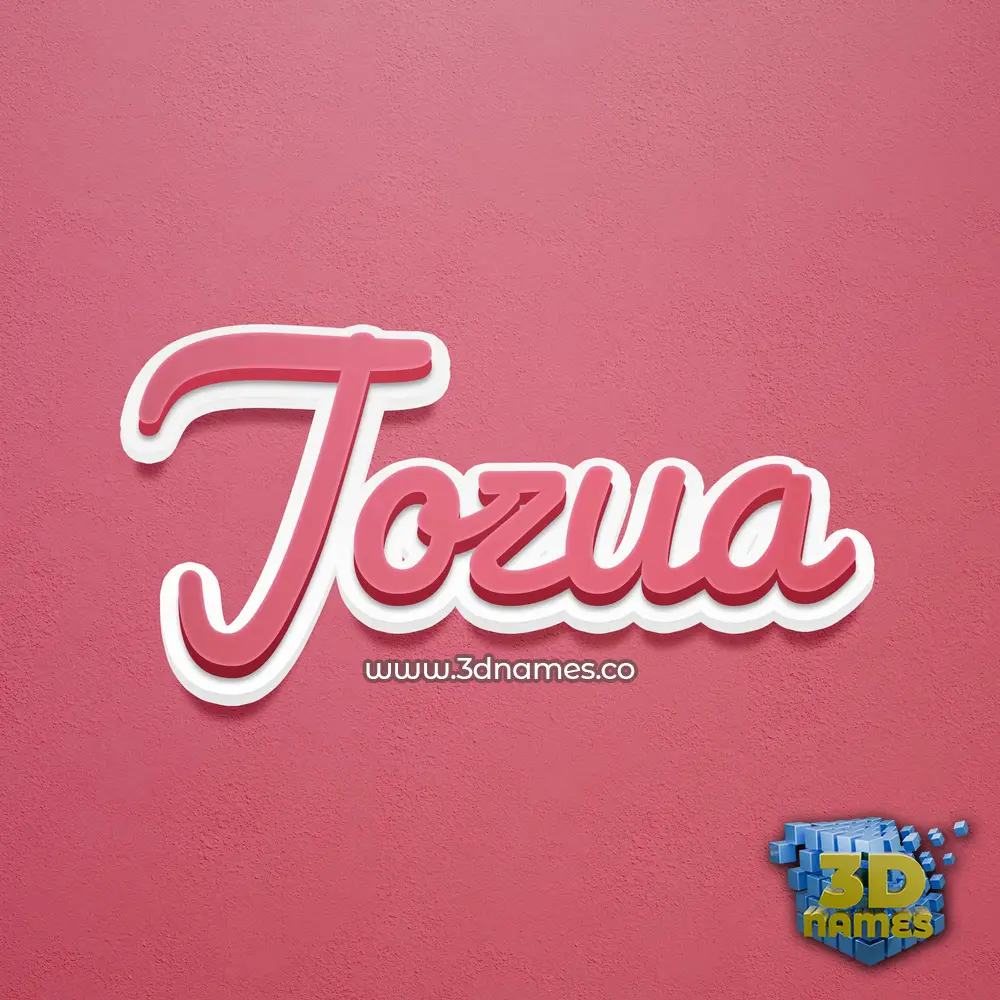 jozua in Red Scribble style - 3D name wallpaper jozua in Red Scribble style - 3D name wallpaper