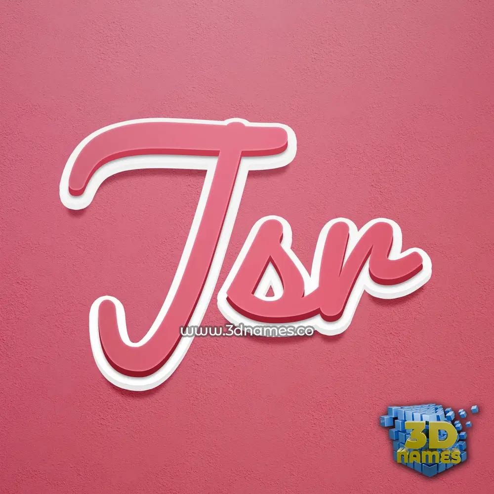 jsr in Red Scribble style - 3D name wallpaper jsr in Red Scribble style - 3D name wallpaper