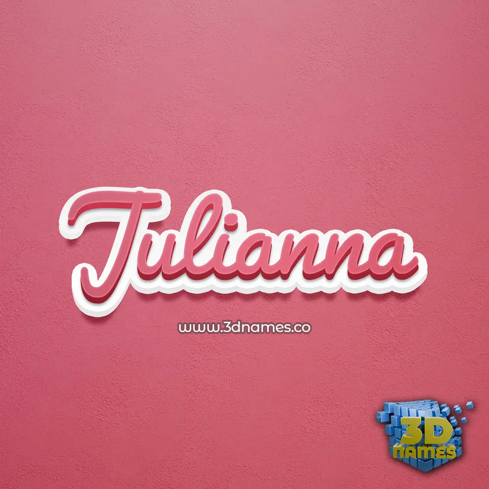 julianna in Red Scribble style - 3D name wallpaper julianna in Red Scribble style - 3D name wallpaper