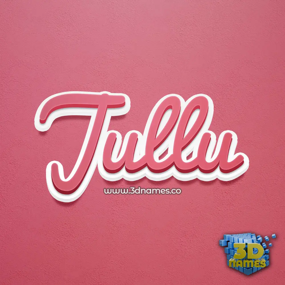jullu in Red Scribble style - 3D name wallpaper jullu in Red Scribble style - 3D name wallpaper
