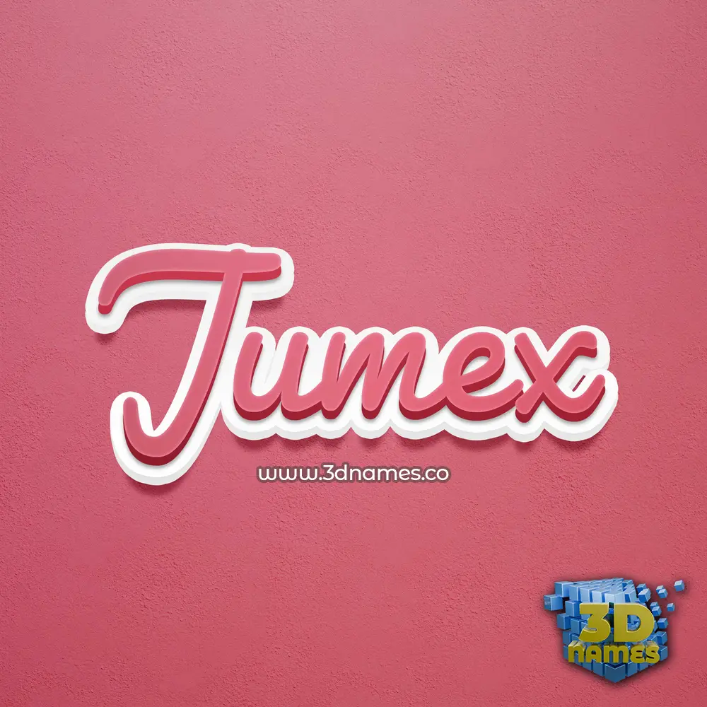 jumex in Red Scribble style - 3D name wallpaper jumex in Red Scribble style - 3D name wallpaper