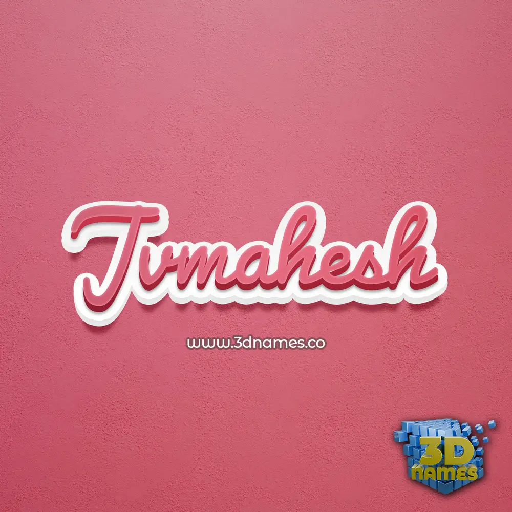 jvmahesh in Red Scribble style - 3D name wallpaper jvmahesh in Red Scribble style - 3D name wallpaper