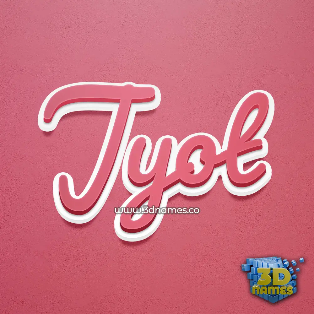 jyot in Red Scribble style - 3D name wallpaper
