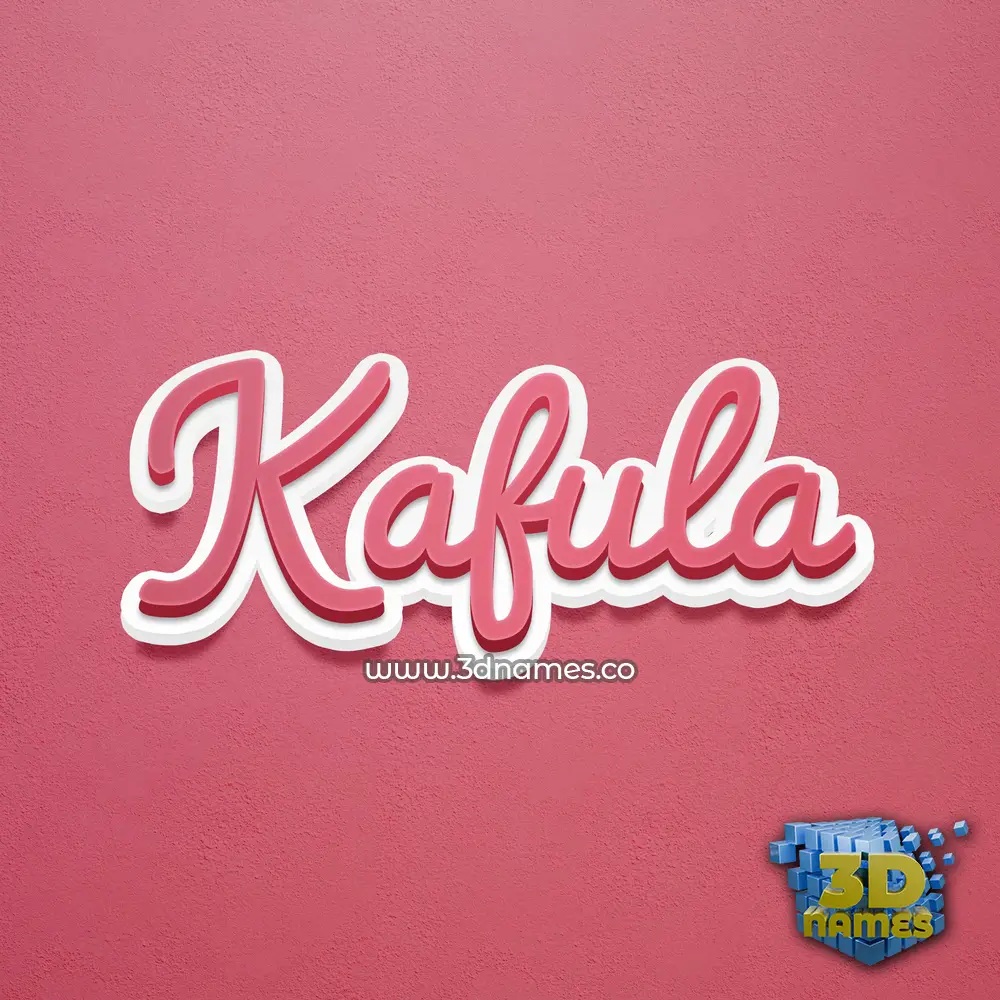 kafula in Red Scribble style - 3D name wallpaper kafula in Red Scribble style - 3D name wallpaper