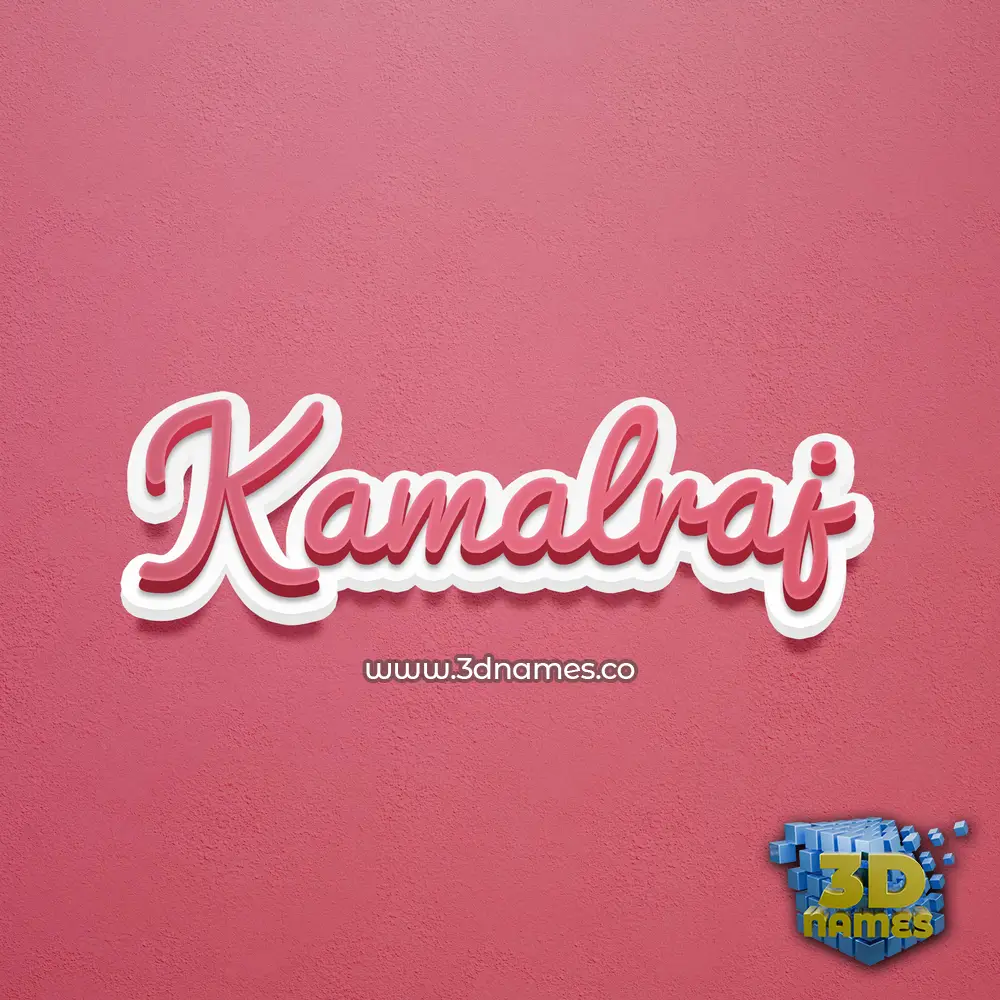 kamalraj in Red Scribble style - 3D name wallpaper kamalraj in Red Scribble style - 3D name wallpaper