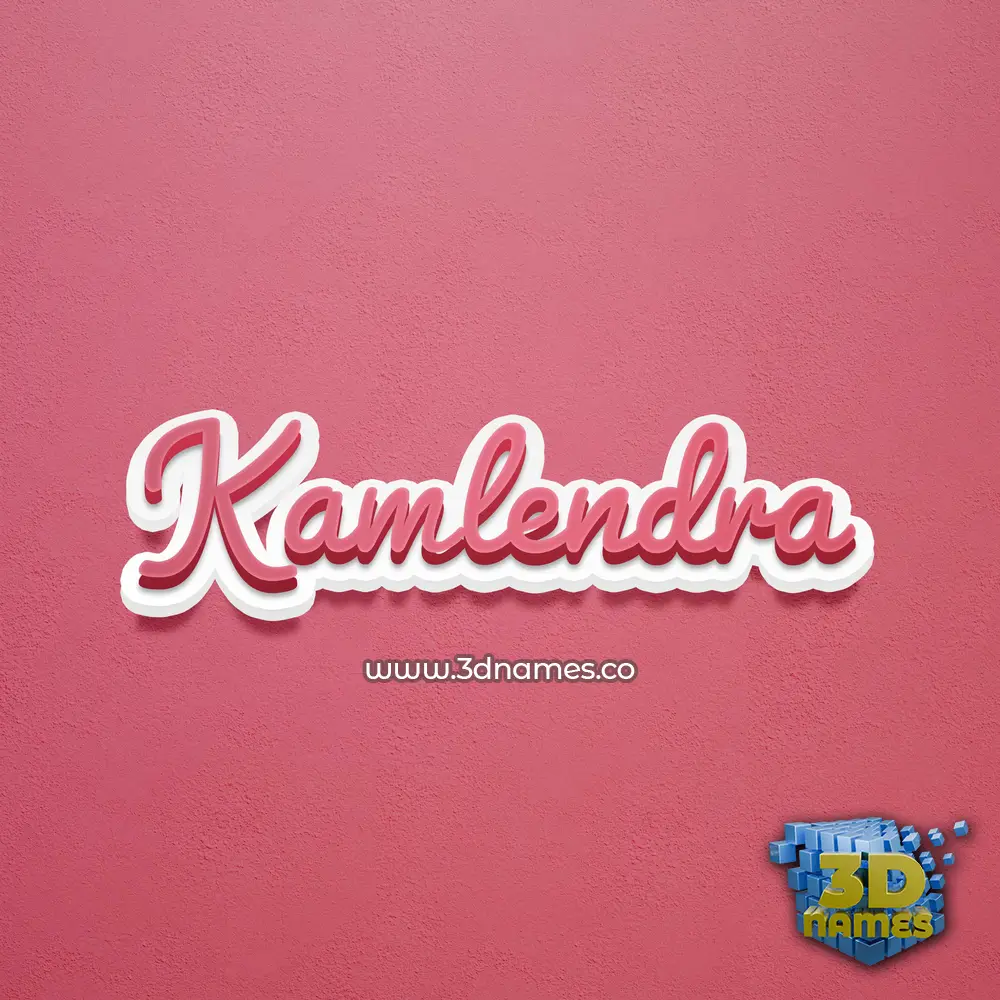 kamlendra in Red Scribble style - 3D name wallpaper kamlendra in Red Scribble style - 3D name wallpaper
