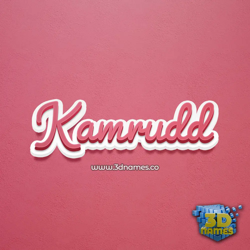 kamrudd in Red Scribble style - 3D name wallpaper kamrudd in Red Scribble style - 3D name wallpaper
