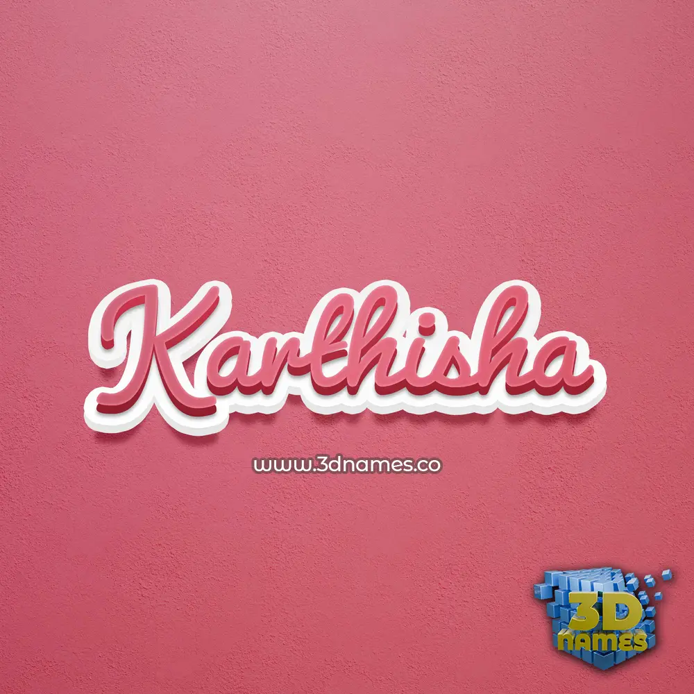 karthisha in Red Scribble style - 3D name wallpaper karthisha in Red Scribble style - 3D name wallpaper