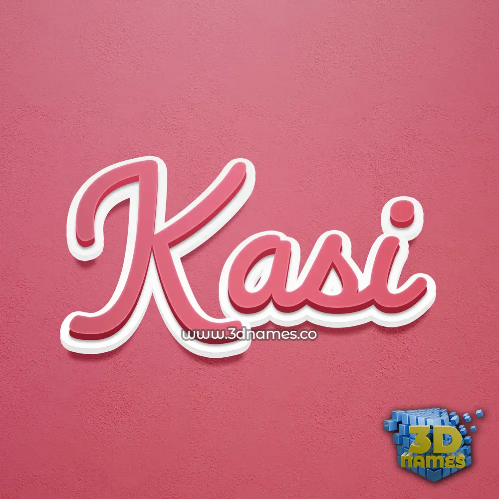 kasi in Red Scribble style - 3D name wallpaper kasi in Red Scribble style - 3D name wallpaper