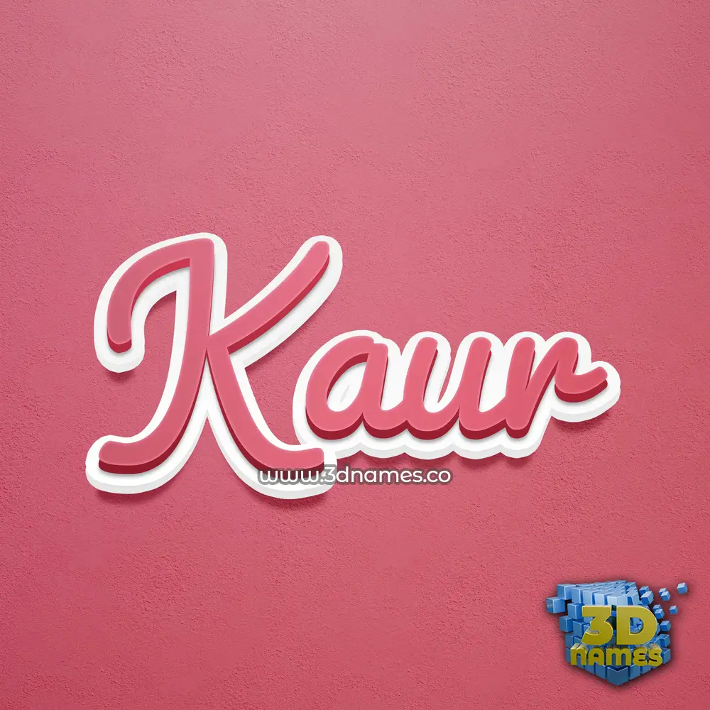 kaur in Red Scribble style - 3D name wallpaper kaur in Red Scribble style - 3D name wallpaper
