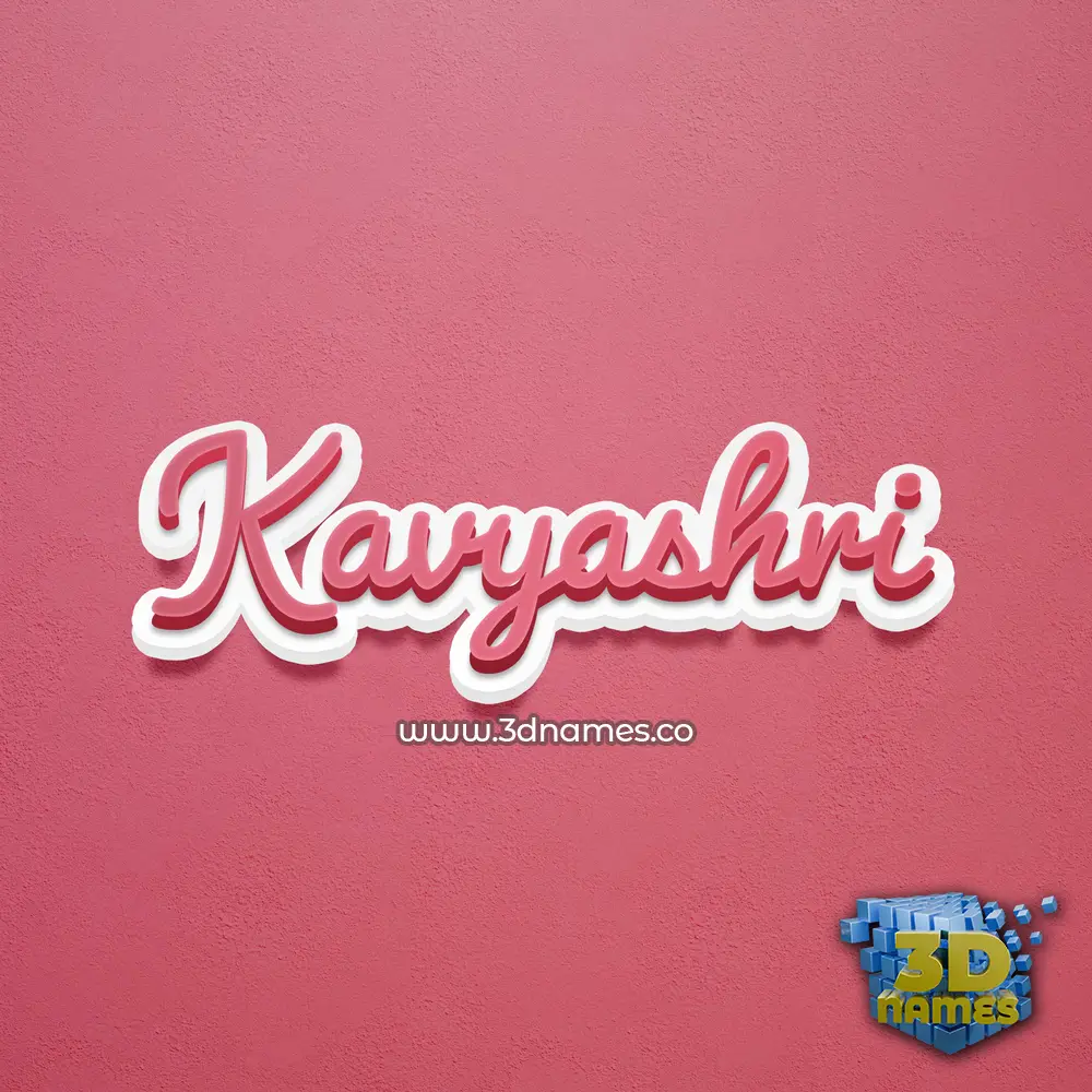 kavyashri in Red Scribble style - 3D name wallpaper kavyashri in Red Scribble style - 3D name wallpaper