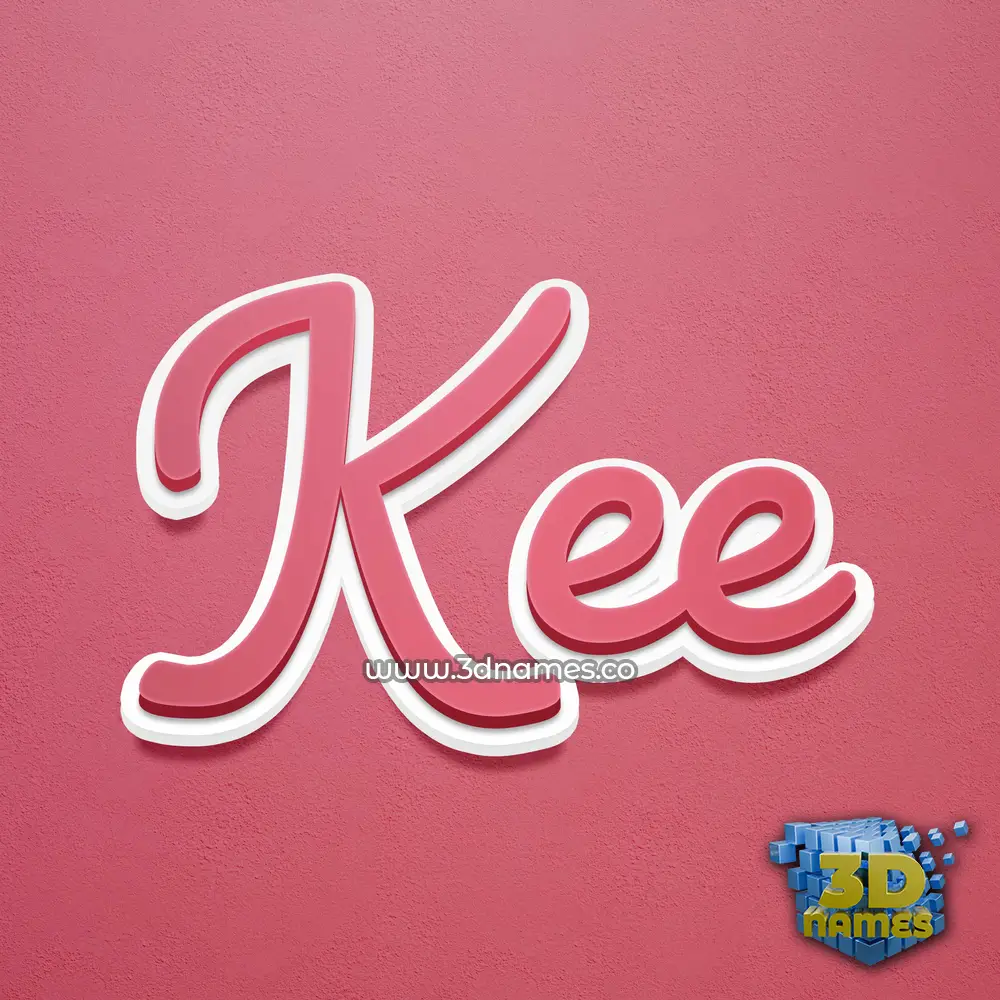 kee in Red Scribble style - 3D name wallpaper kee in Red Scribble style - 3D name wallpaper