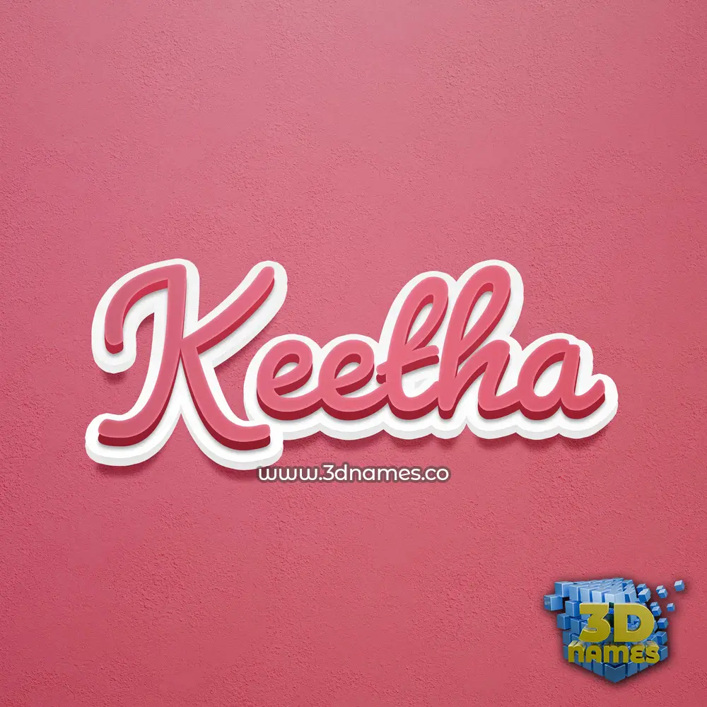 keetha in Red Scribble style - 3D name wallpaper keetha in Red Scribble style - 3D name wallpaper
