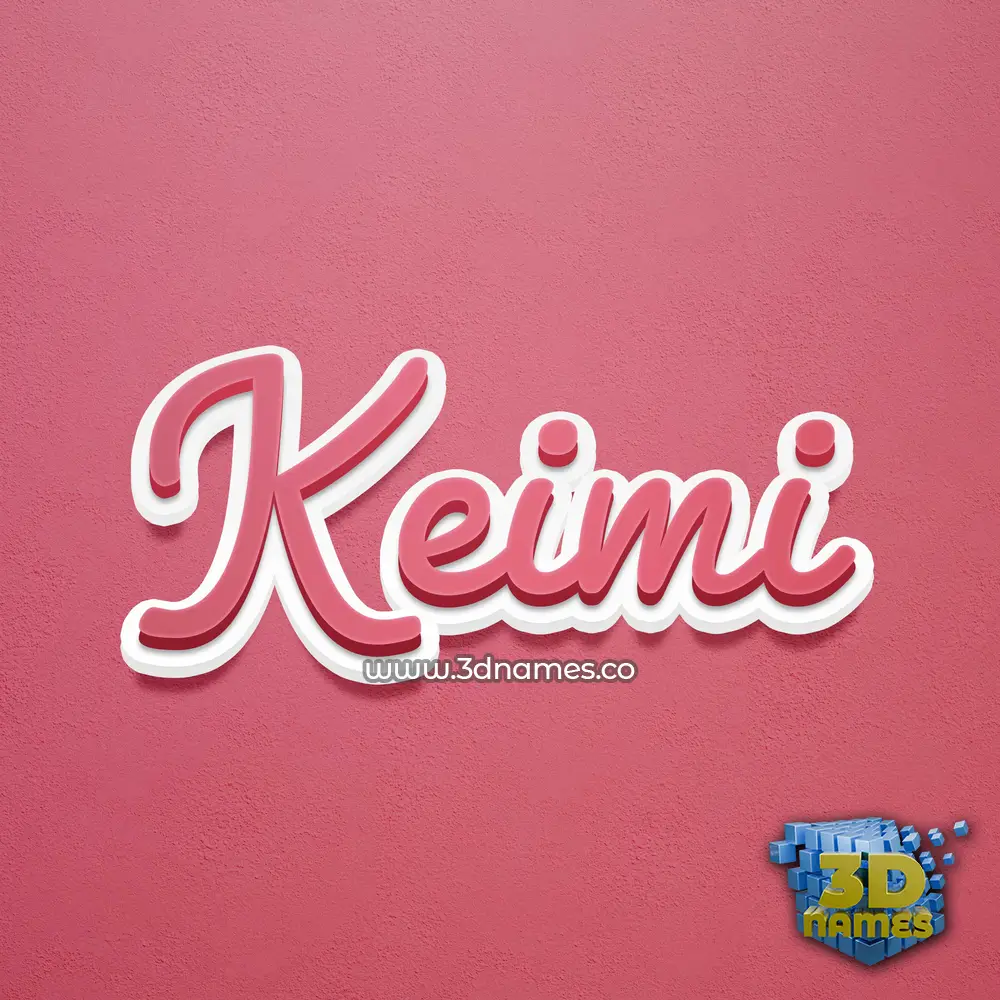 keimi in Red Scribble style - 3D name wallpaper keimi in Red Scribble style - 3D name wallpaper